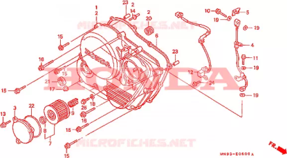 Coperchio frizione Honda 11330MN9640