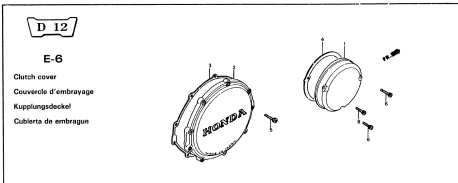 Coperchio frizione Honda 11331MJ0000