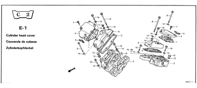 Coperchio testa Honda 12310MG7000
