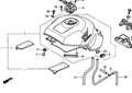 Gruppo serbatoio carburante Honda 17520MCJ870ZA