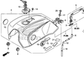 Gruppo serbatoio carburante Honda 17520MGCN30ZD