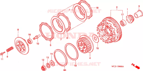 Set frizione Honda 22000MCJ305