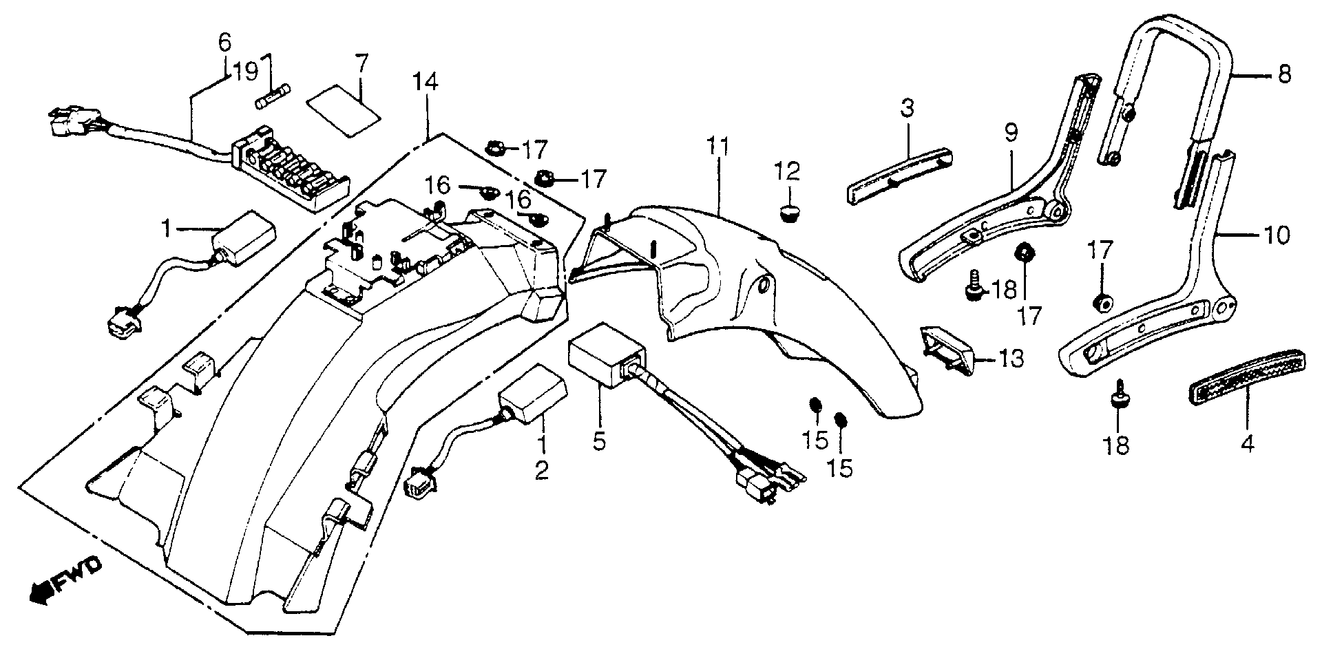 Centralina accensione originale Honda 30410MB1703
