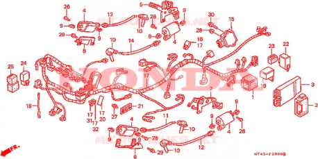 Centralina di controllo accensione originale Honda 30410MT4601