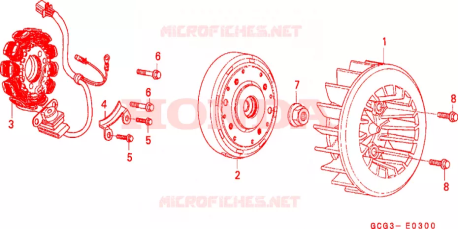 Statore completo Honda 31120GCG930