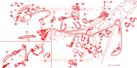 Regolatore completo Honda 31600428003