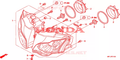 Gruppo faro Honda 33102MFL641