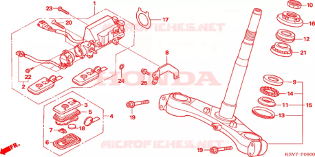 Telecomando Smart Key originale Honda 35113KSVD02
