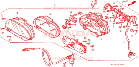 Contachilometri completo Honda 37210KFGJ01