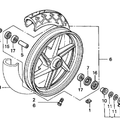 Ruota anteriore completa Honda 44650MY5860ZA