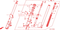 Tubo forcella completo Honda 51410MBB003