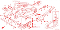 Forcellone posteriore completo Honda 52200MEE000