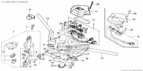 Semimanubrio sinistro Honda 53150MB2710