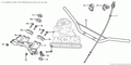 Piastra superiore forcella Honda 53230428000